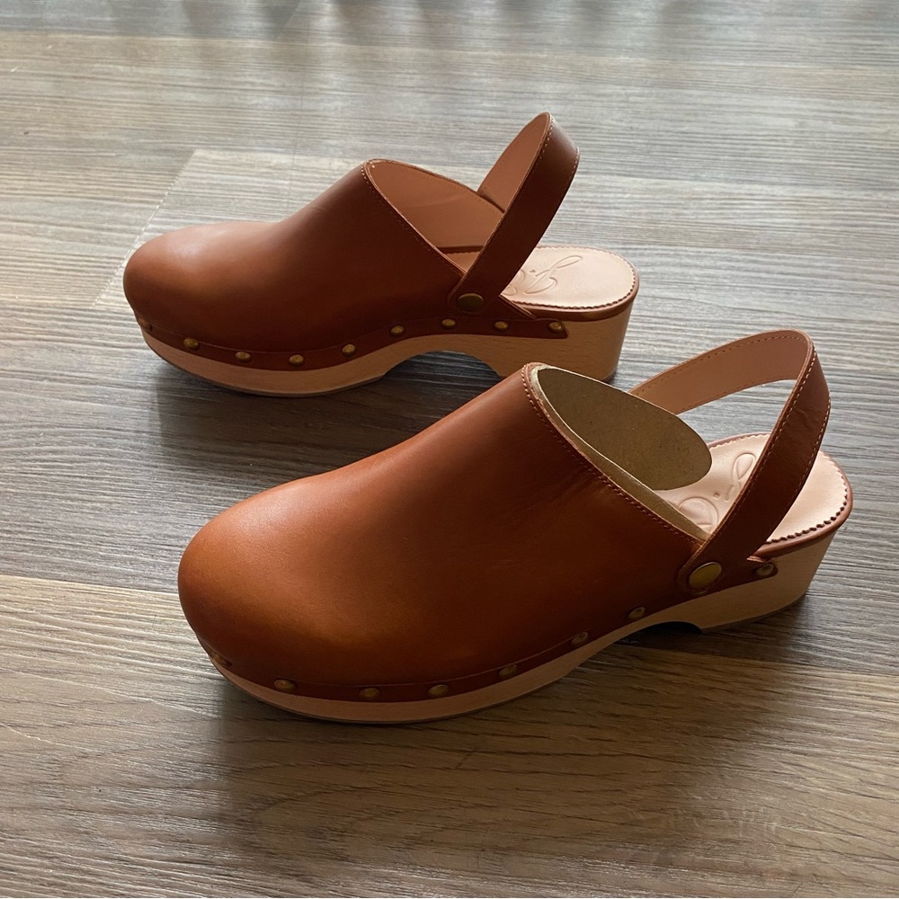 J. Crew Women's Tan Leather Mules - Picture 2 of 5